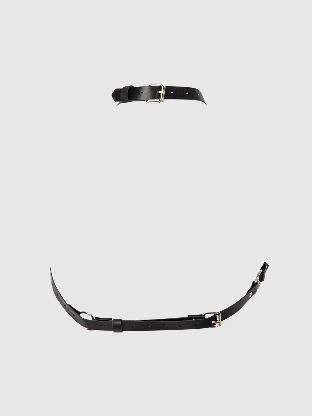 Chain &amp; Leather-Like Draped Harness from Love It Curvy