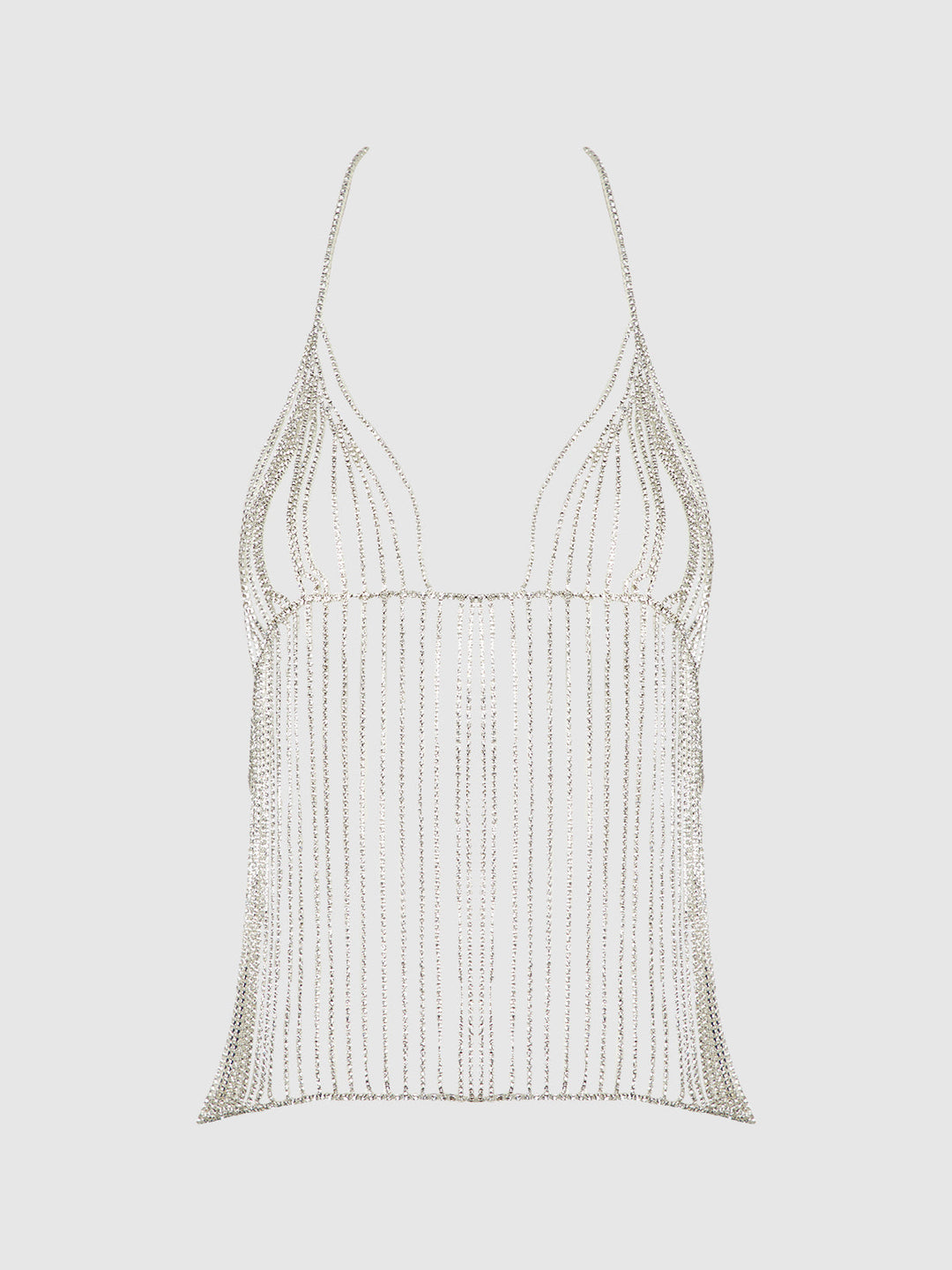 Rhinestone Plunge Cami from Love It Curvy