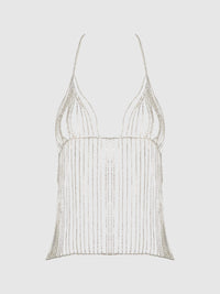 Love It Curvy Rhinestone Plunge Cami