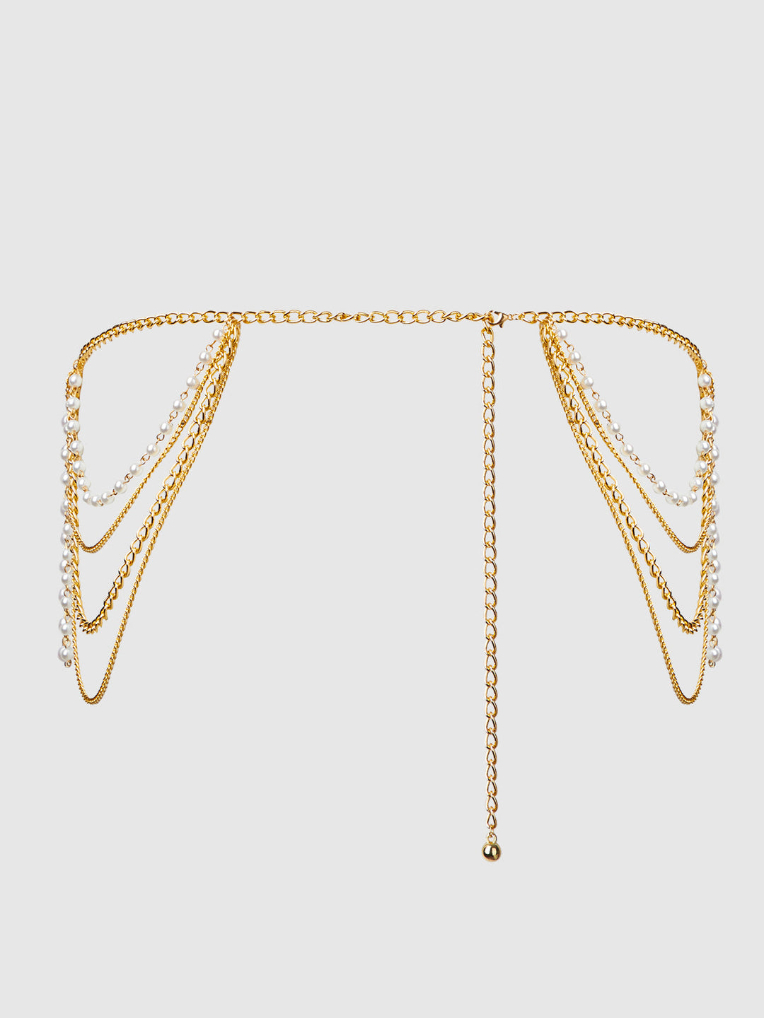 Pearl &amp; Chain Draped Garter from Love It Curvy