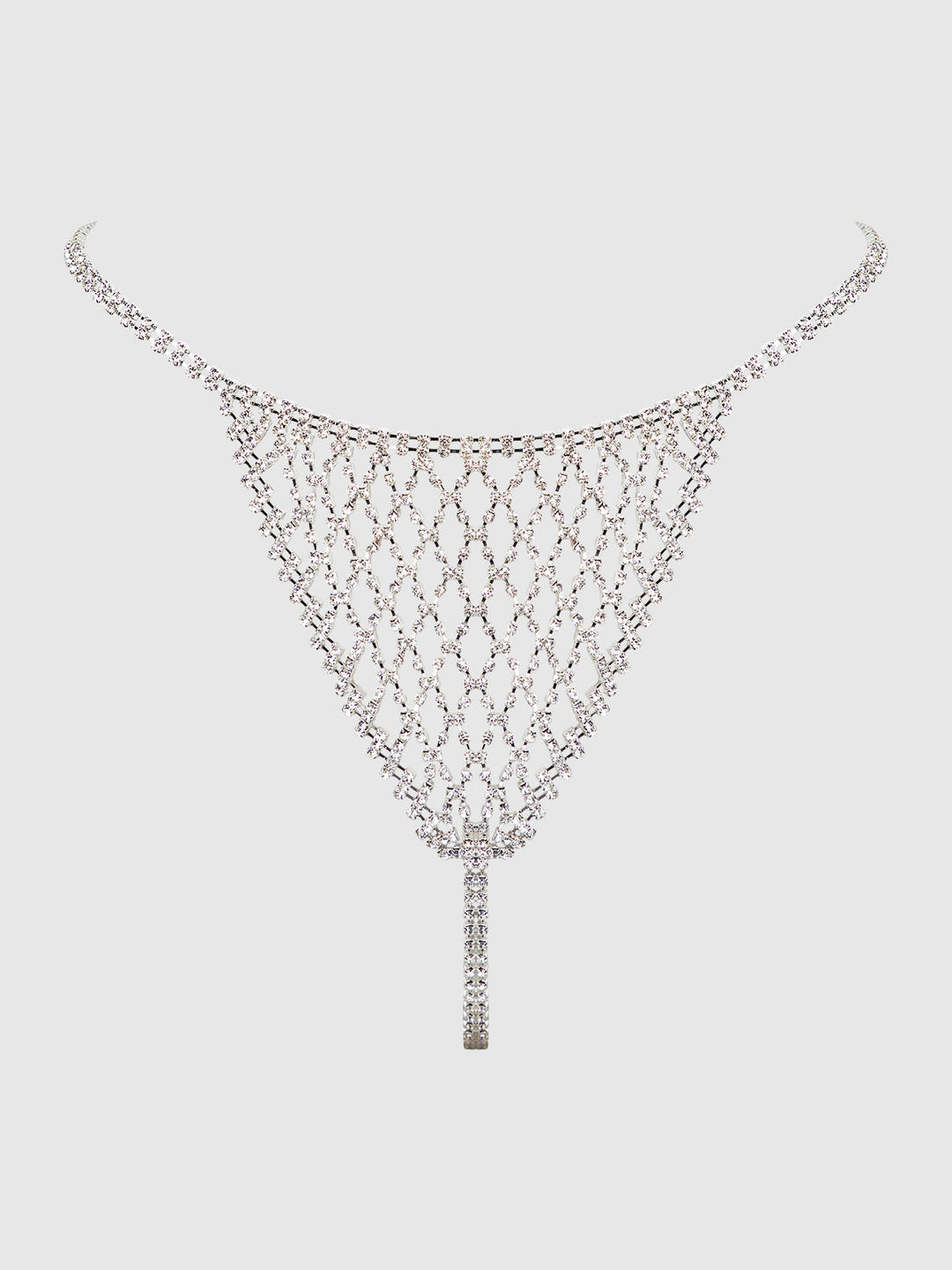 Chainmail Rhinestone Thong from Love It Curvy