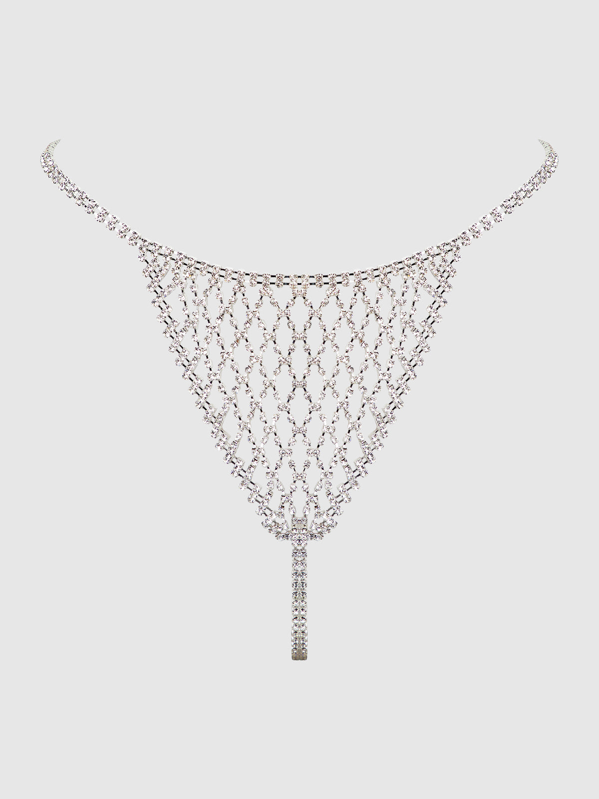 Chainmail Rhinestone Thong from Love It Curvy