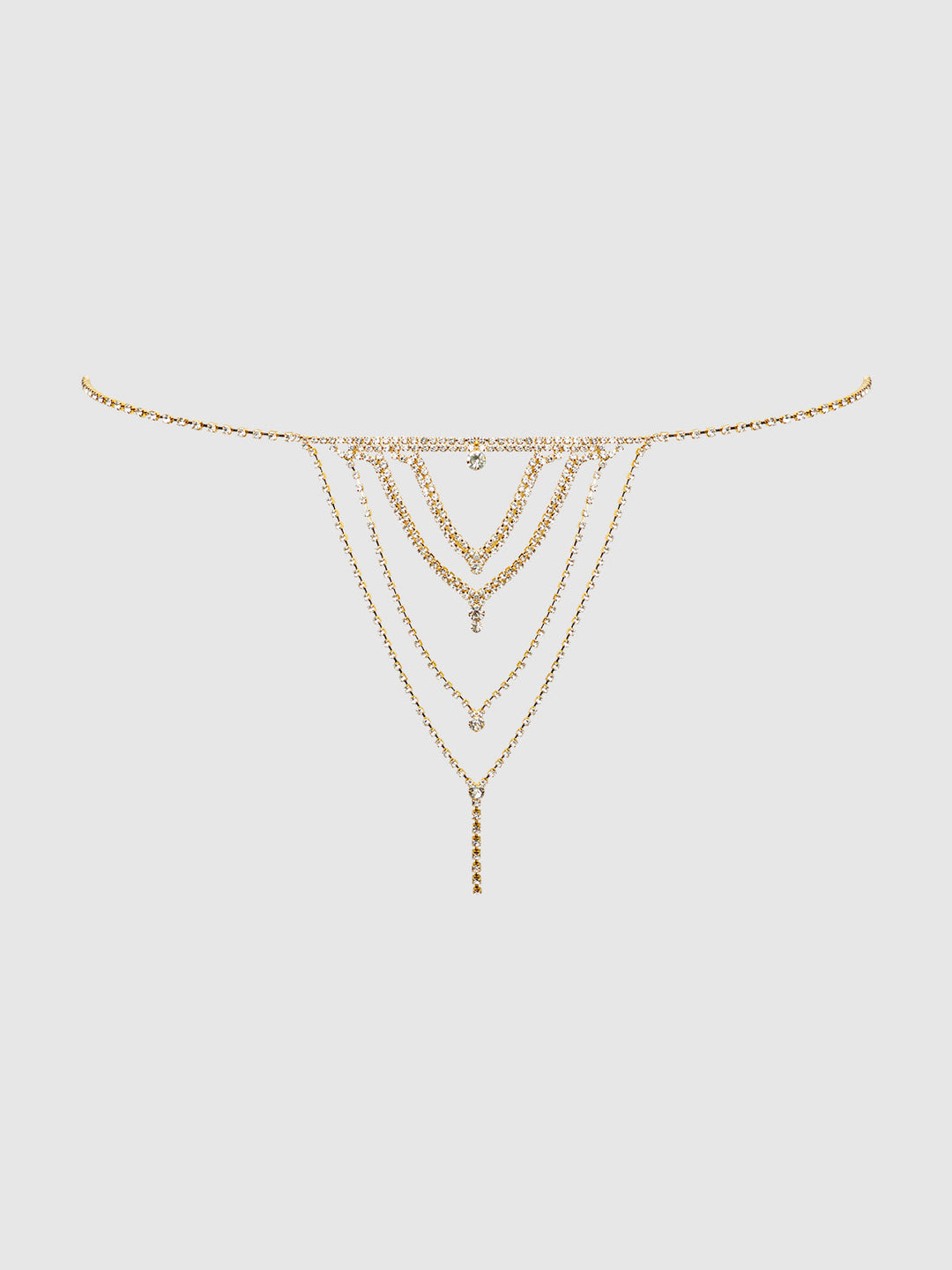 Rhinestone V-Front Panty from Love It Curvy