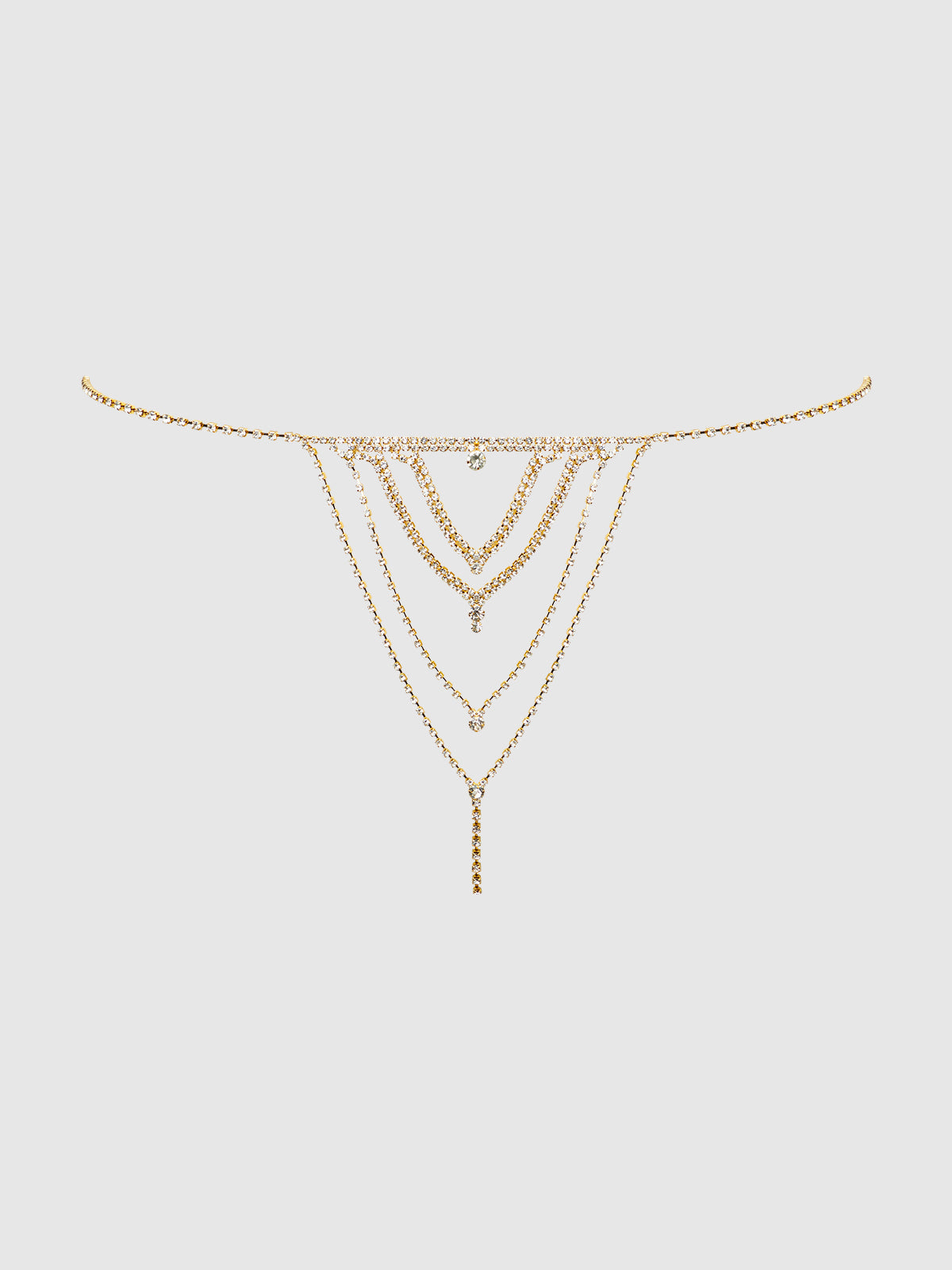 Rhinestone V-Front Panty from Love It Curvy