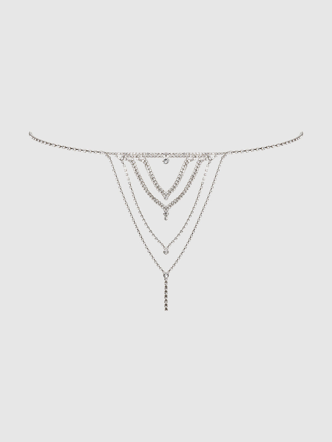Rhinestone V-Front Panty from Love It Curvy