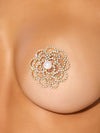 Rhinestone & Pearl Floral Pasties from Love It Curvy