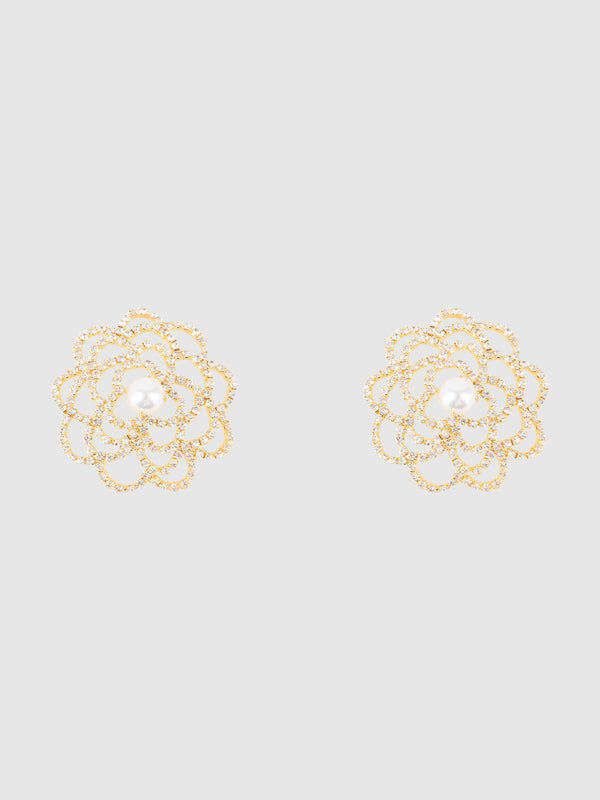 Rhinestone & Pearl Floral Pasties from Love It Curvy