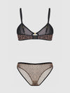 Chantal Mesh Unlined Bra & Hipster Set from Love It Curvy