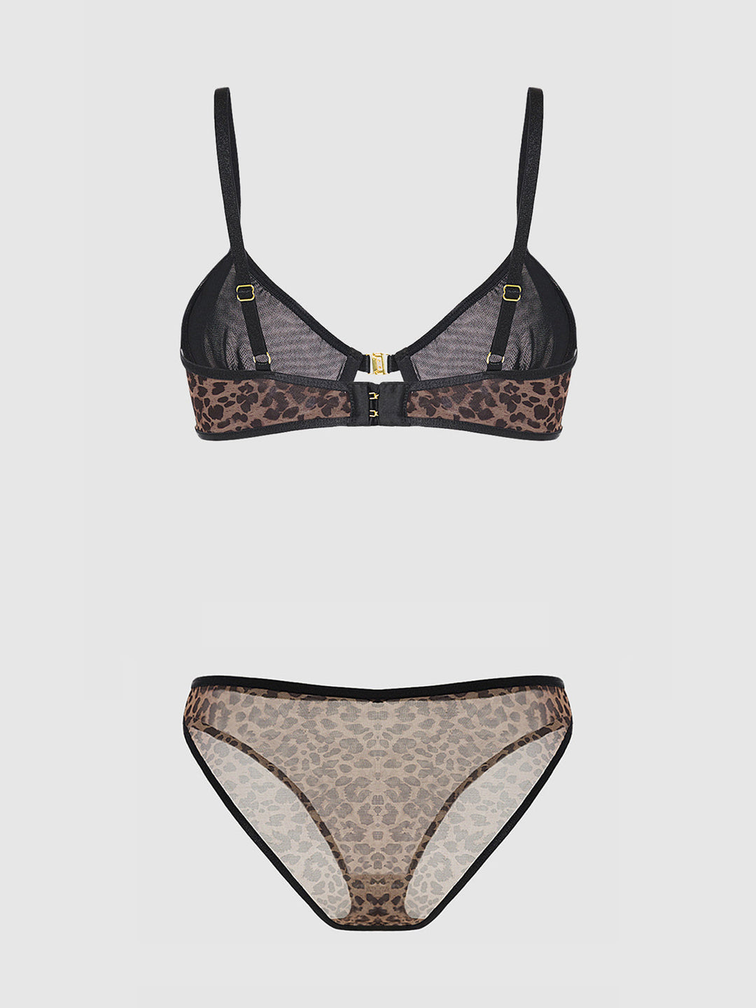 Chantal Mesh Unlined Bra &amp; Hipster Set from Love It Curvy