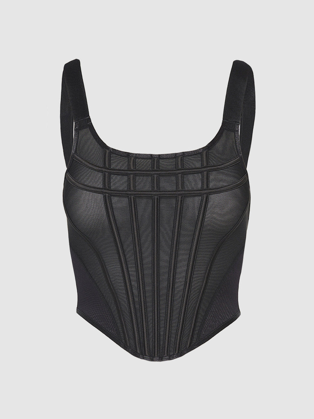 Chantal Mesh Bustier &amp; G-String Set from Love It Curvy