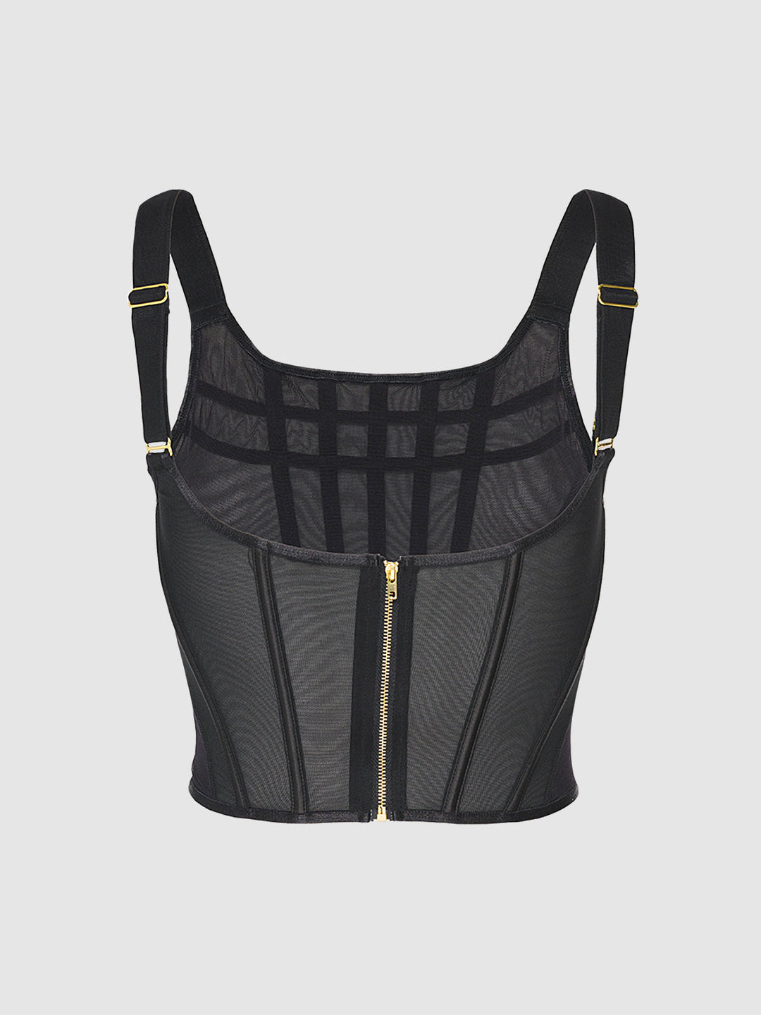 Chantal Mesh Bustier &amp; G-String Set from Love It Curvy