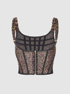 Chantal Mesh Bustier & G-String Set from Love It Curvy