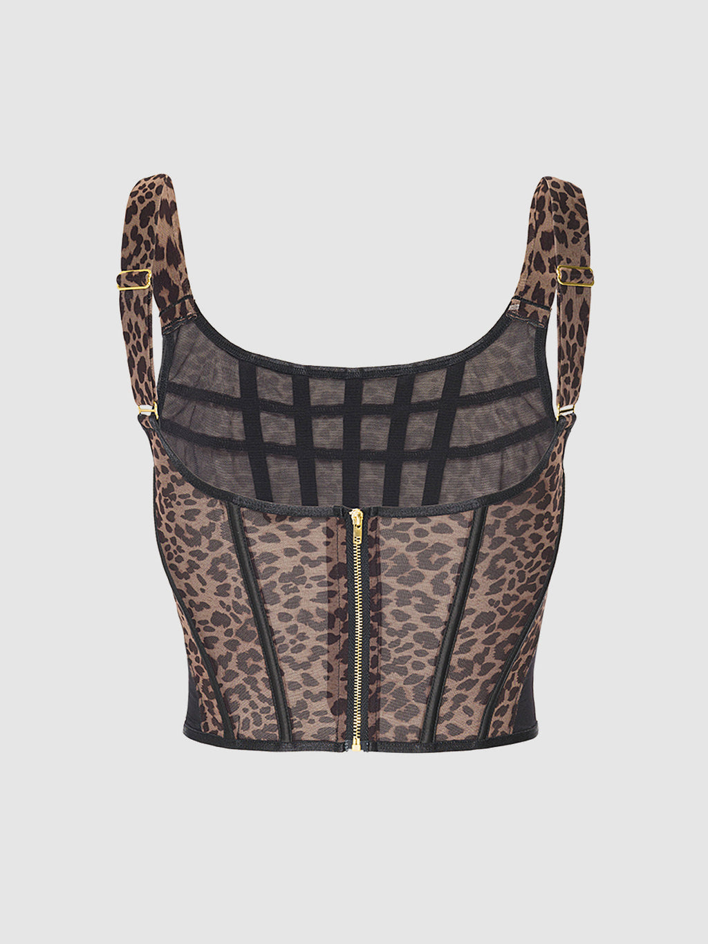 Chantal Mesh Bustier & G-String Set from Love It Curvy