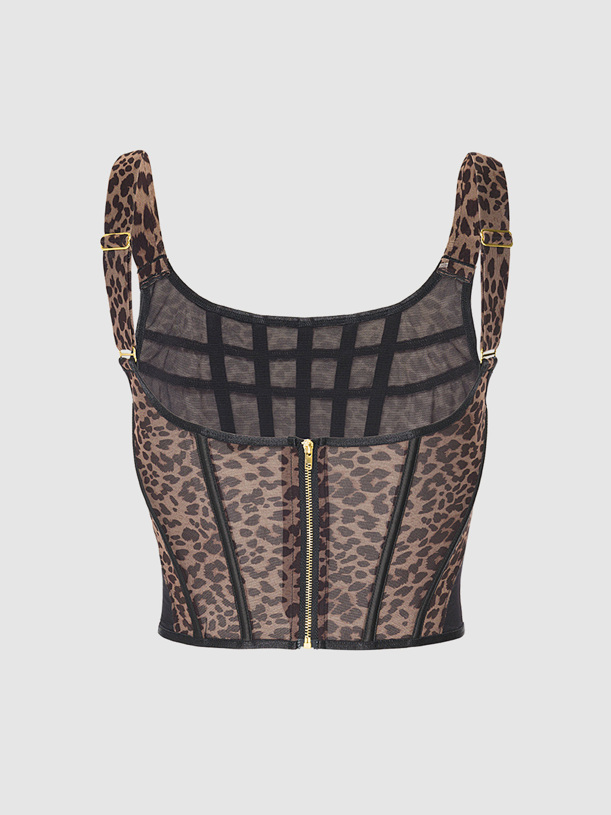 Chantal Mesh Bustier & G-String Set from Love It Curvy