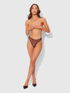 Chantal Mesh Crotchless Thong from Love It Curvy