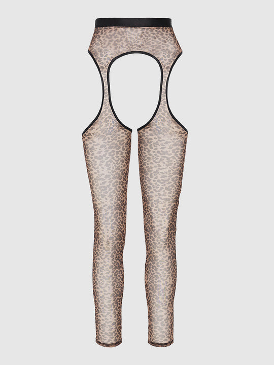 Chantal Leopard Mesh Fundies from Love It Curvy