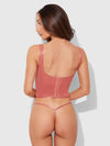 Yvone Shimmer Mesh Bustier & G-String Set from Love It Curvy