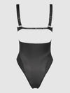 Yvone Shimmer Mesh Bodysuit from Love It Curvy