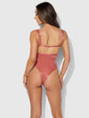 Yvone Shimmer Mesh Bodysuit from Love It Curvy