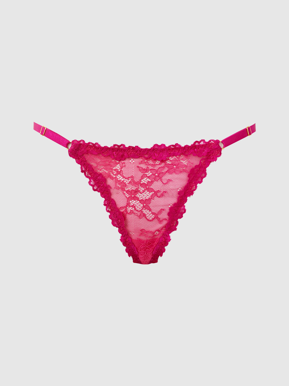Yvone Lace Side Slider Thong from Love It Curvy