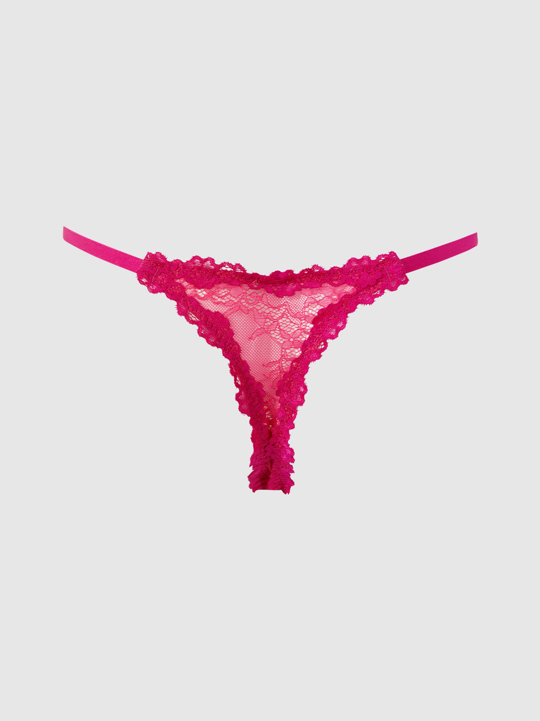Yvone Lace Side Slider Thong from Love It Curvy