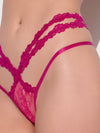 Yvone Lace Strappy Backless Tanga from Love It Curvy