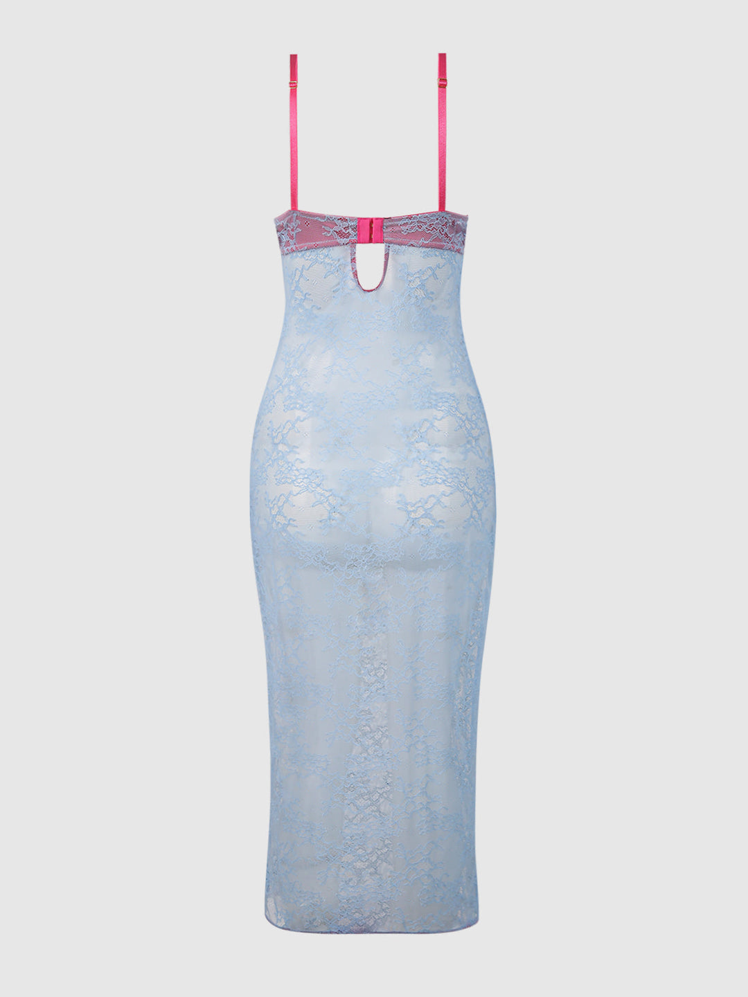 Yvone Lace Plunge Push Up Gown | Love It Curvy