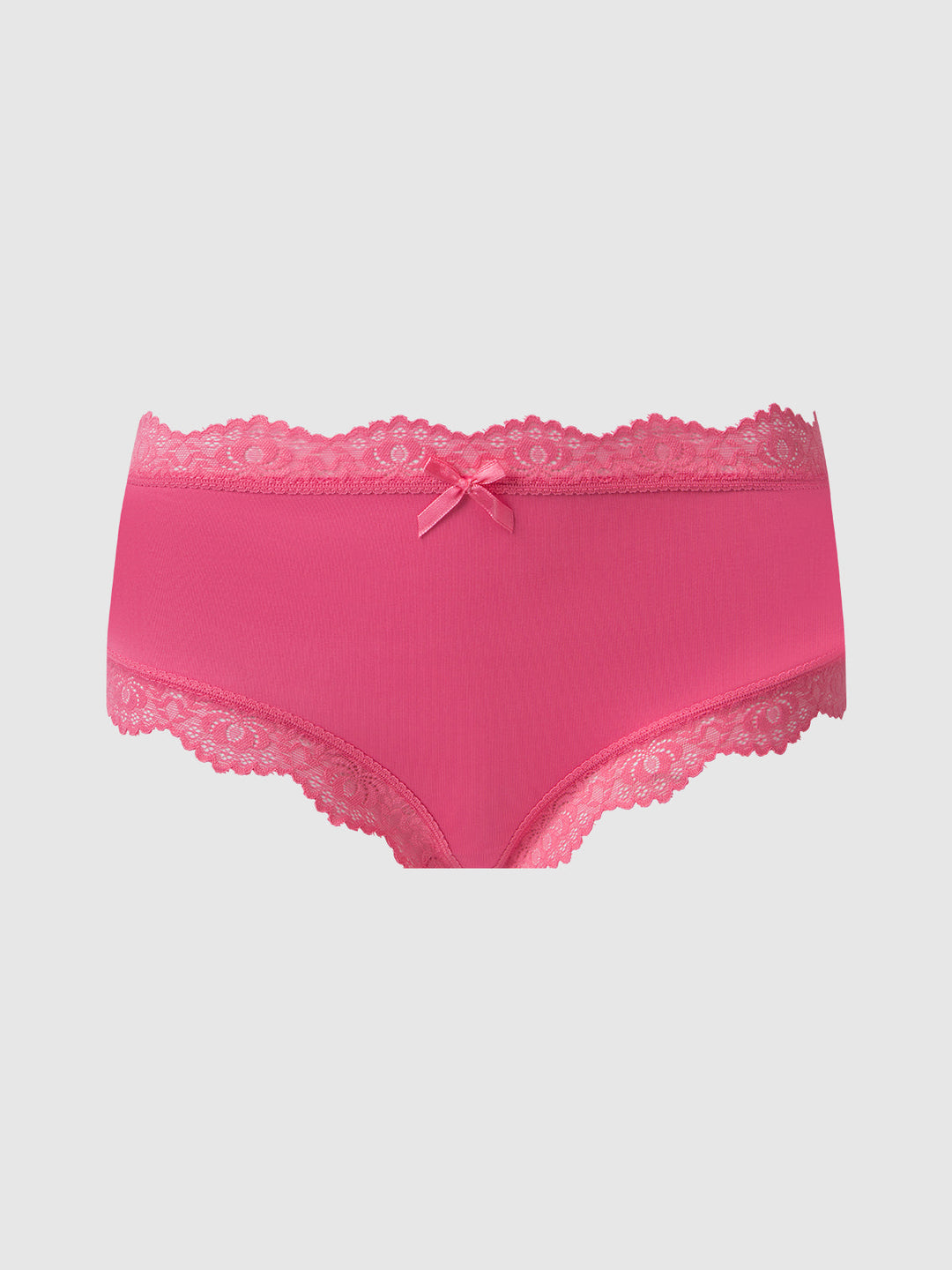 Vera Micro &amp; Lace Trim Strappy Back Cheeky from Love It Curvy