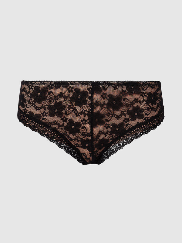 Caitlin Lace Cheeky With Mesh Lining from Love It Curvy