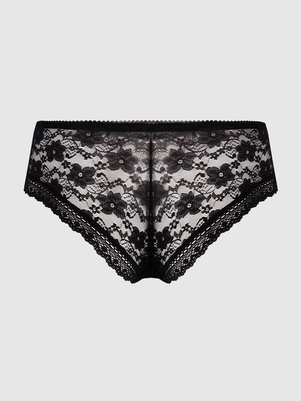 Caitlin Lace Cheeky With Mesh Lining from Love It Curvy