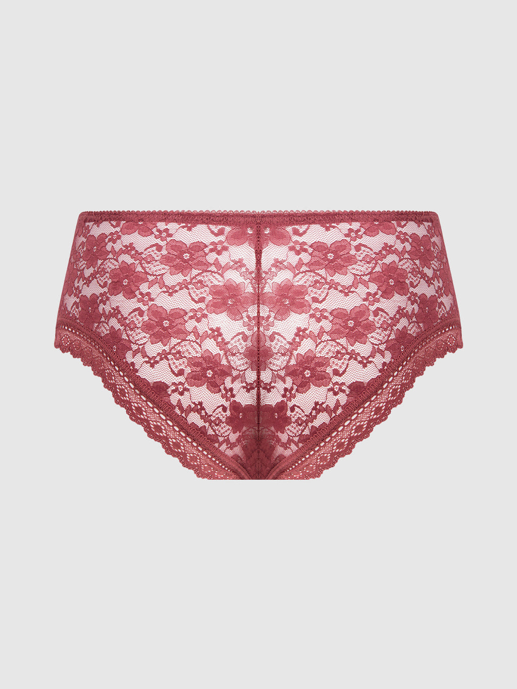 Caitlin Lace Cheeky With Mesh Lining from Love It Curvy