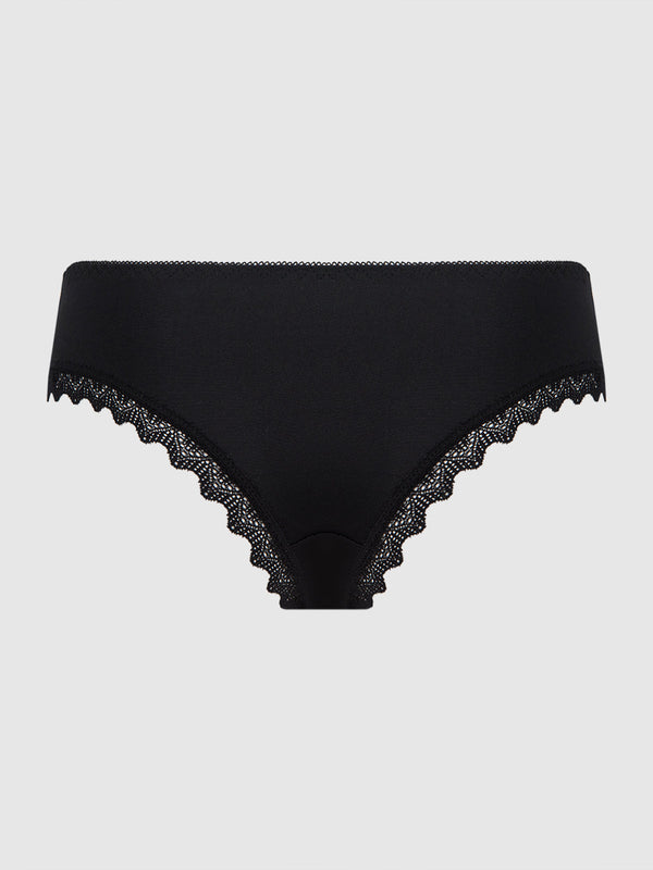 Vera Micro & Lace Heart Charm Cheeky from Love It Curvy