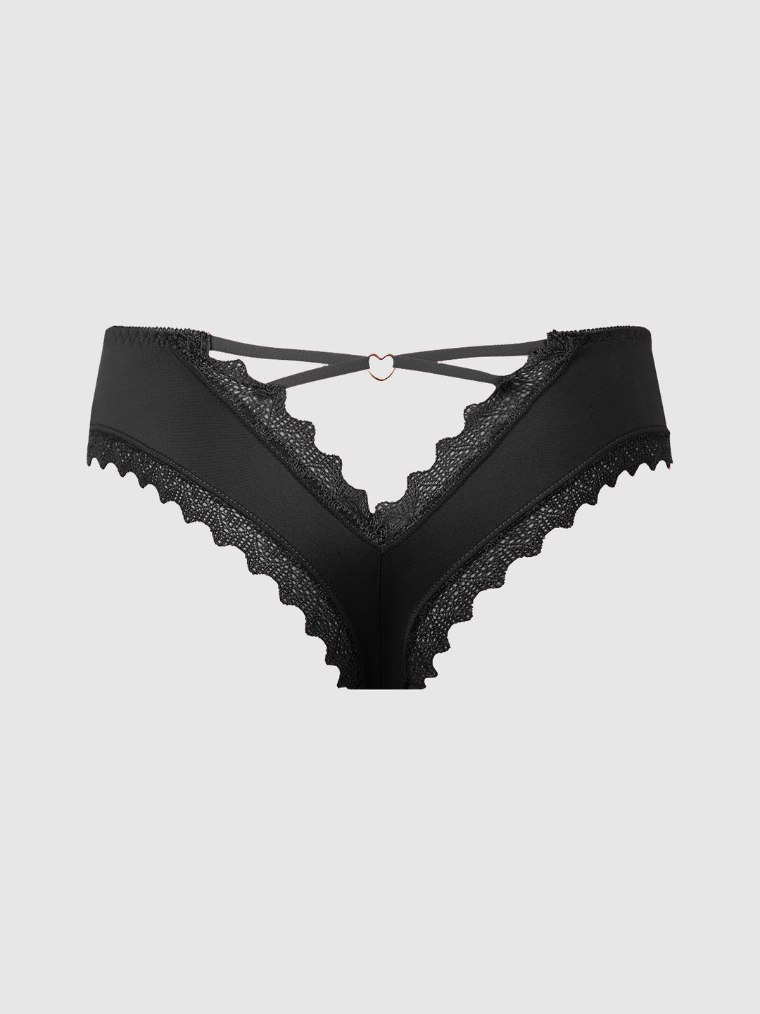 Vera Micro &amp; Lace Heart Charm Cheeky from Love It Curvy