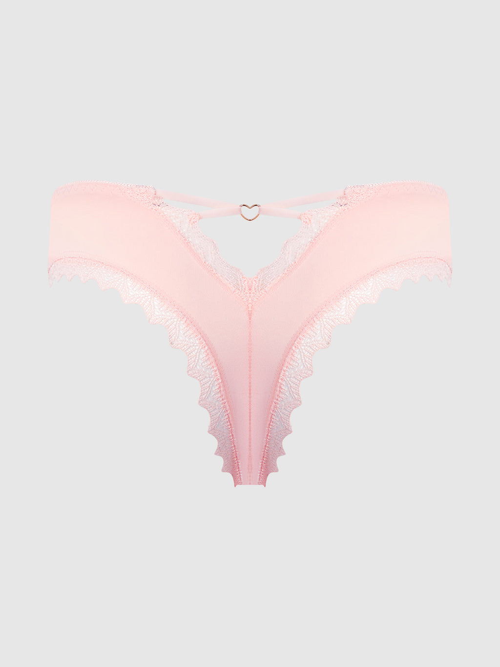 Vera Micro & Lace Heart Charm Cheeky from Love It Curvy