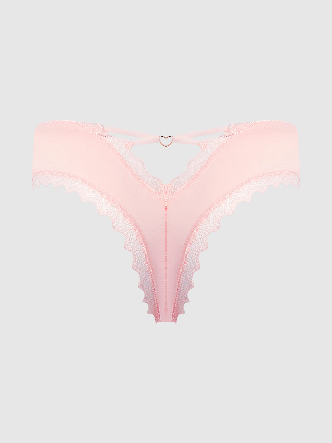 Vera Micro &amp; Lace Heart Charm Cheeky from Love It Curvy