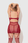 Dezi Lace & Chain Chemise Set from Love It Curvy