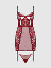 Dezi Lace & Chain Chemise Set from Love It Curvy