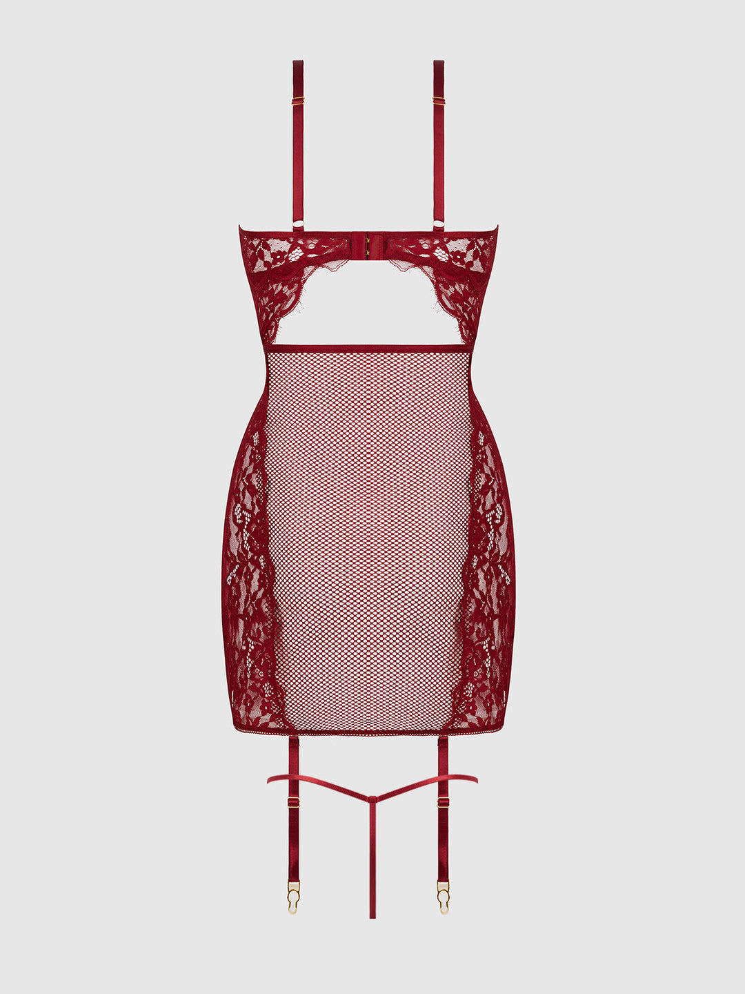Dezi Lace &amp; Chain Chemise Set from Love It Curvy