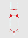 Cecily Lace & Chain Bra, Garter & G-String Set from Love It Curvy