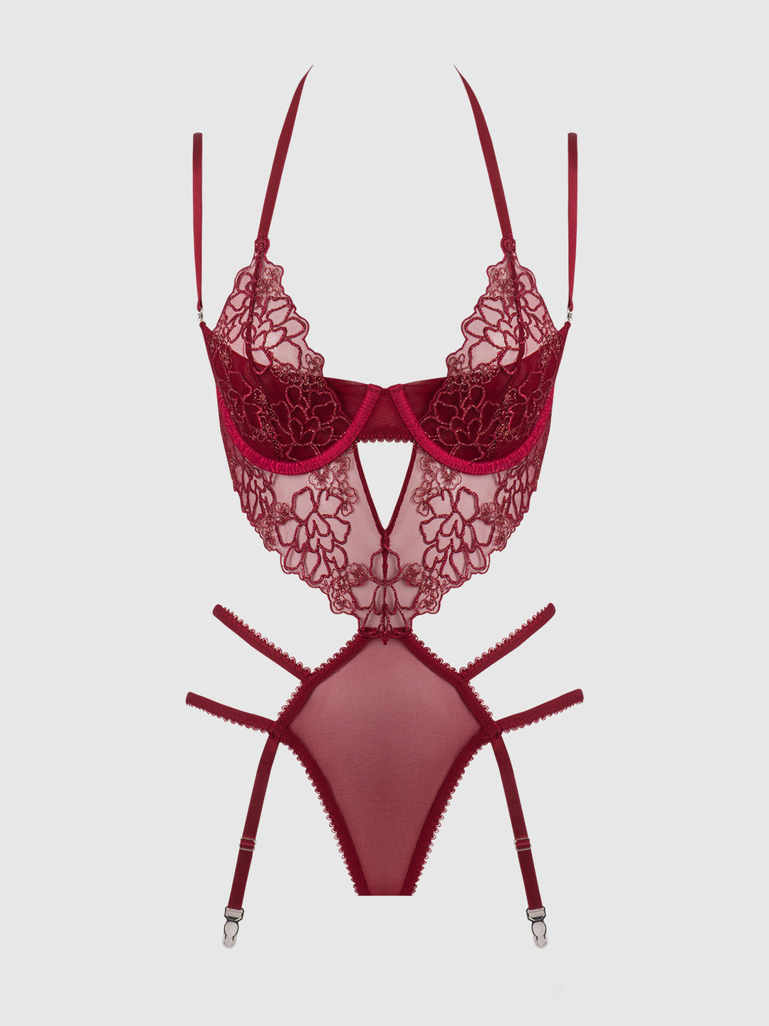 Eden Embroidered Lace Teddy from Love It Curvy