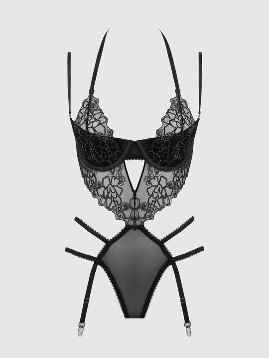 Eden Embroidered Lace Teddy from Love It Curvy