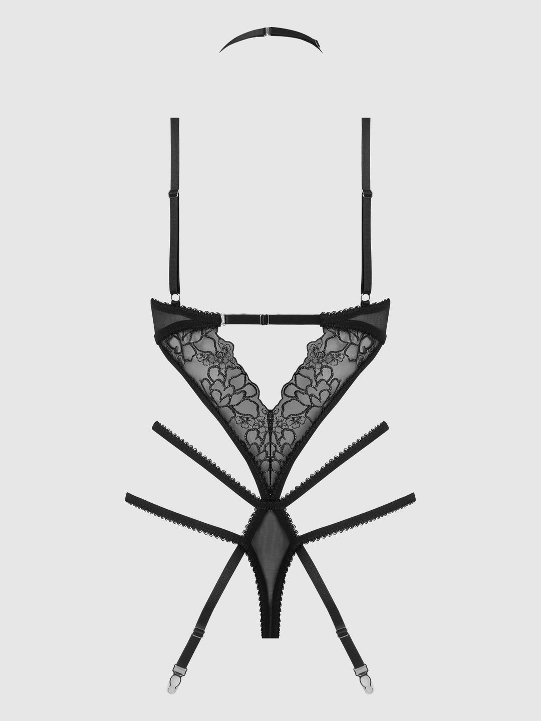 Eden Embroidered Lace Teddy from Love It Curvy