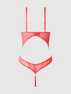 Eden Embroidered Wirefree Teddy from Love It Curvy
