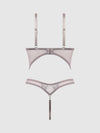 Eden Embroidered Wirefree Teddy from Love It Curvy