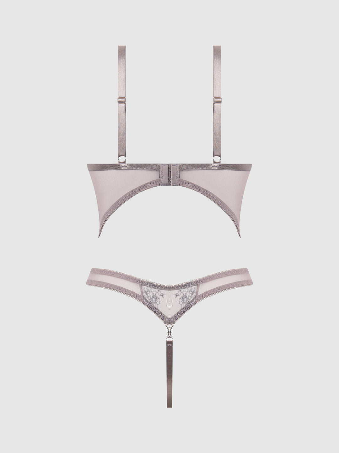Eden Embroidered Wirefree Teddy from Love It Curvy