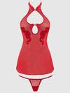 Dragon Mesh & Applique Chemise & G-String Set from Love It Curvy
