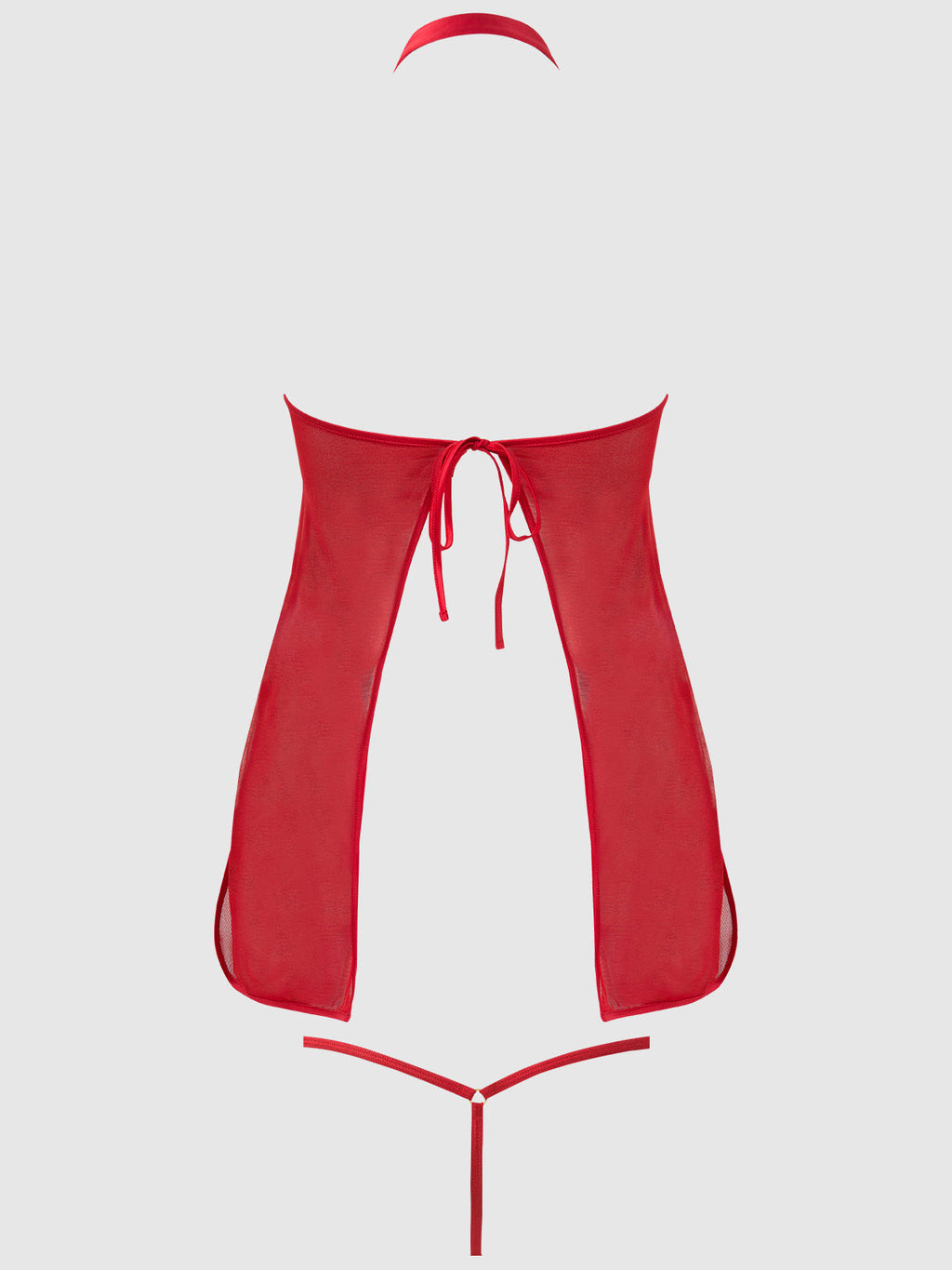 Dragon Mesh & Applique Chemise & G-String Set from Love It Curvy
