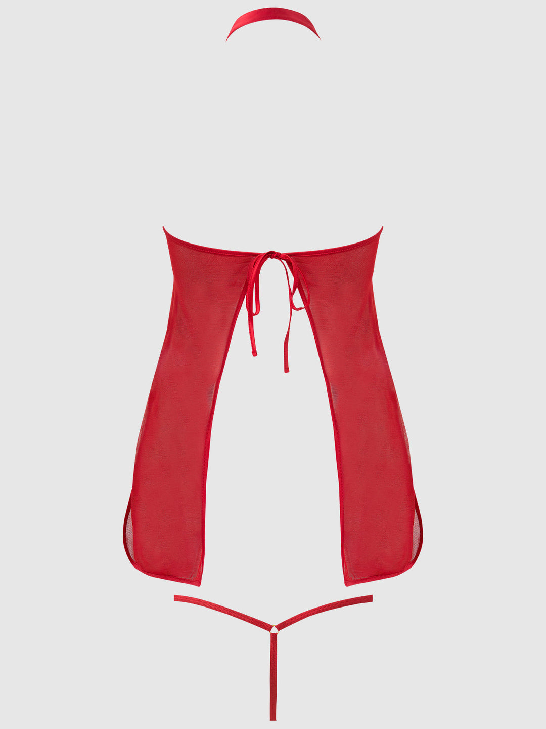 Dragon Mesh &amp; Applique Chemise &amp; G-String Set from Love It Curvy