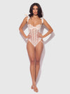 Rosalie Embroidered Lace Teddy from Love It Curvy