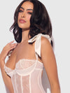 Rosalie Embroidered Lace Teddy from Love It Curvy